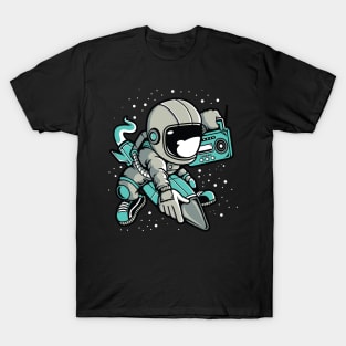 Astronaut Flying with Rocket T-Shirt